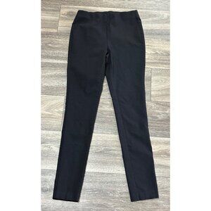 MICHAEL KORS STRETCH VISCOSE DRESSY PULL ON PANTS BLACK WOMENS SMALL